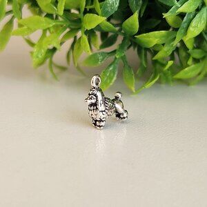 925 Sterling Silver Poodle Dog Charm